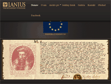 Tablet Screenshot of lanius.sk